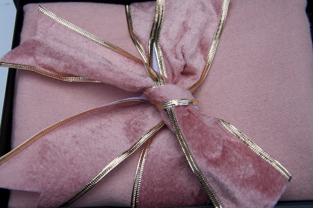 Soft Pink Scarf Luxurious Scarf box