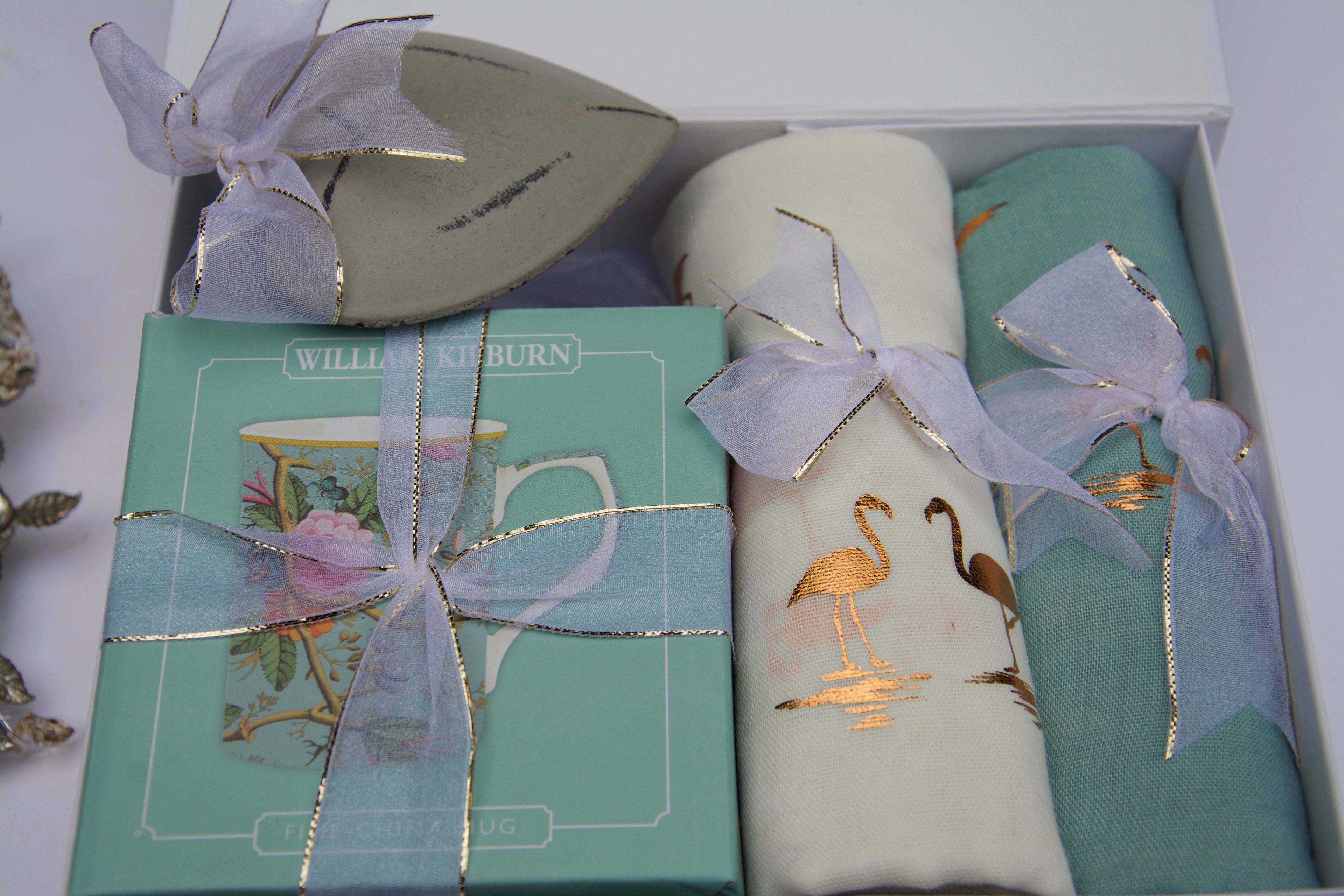 Stunning Printed Scarfs  & China Mug Luxury Gift Set