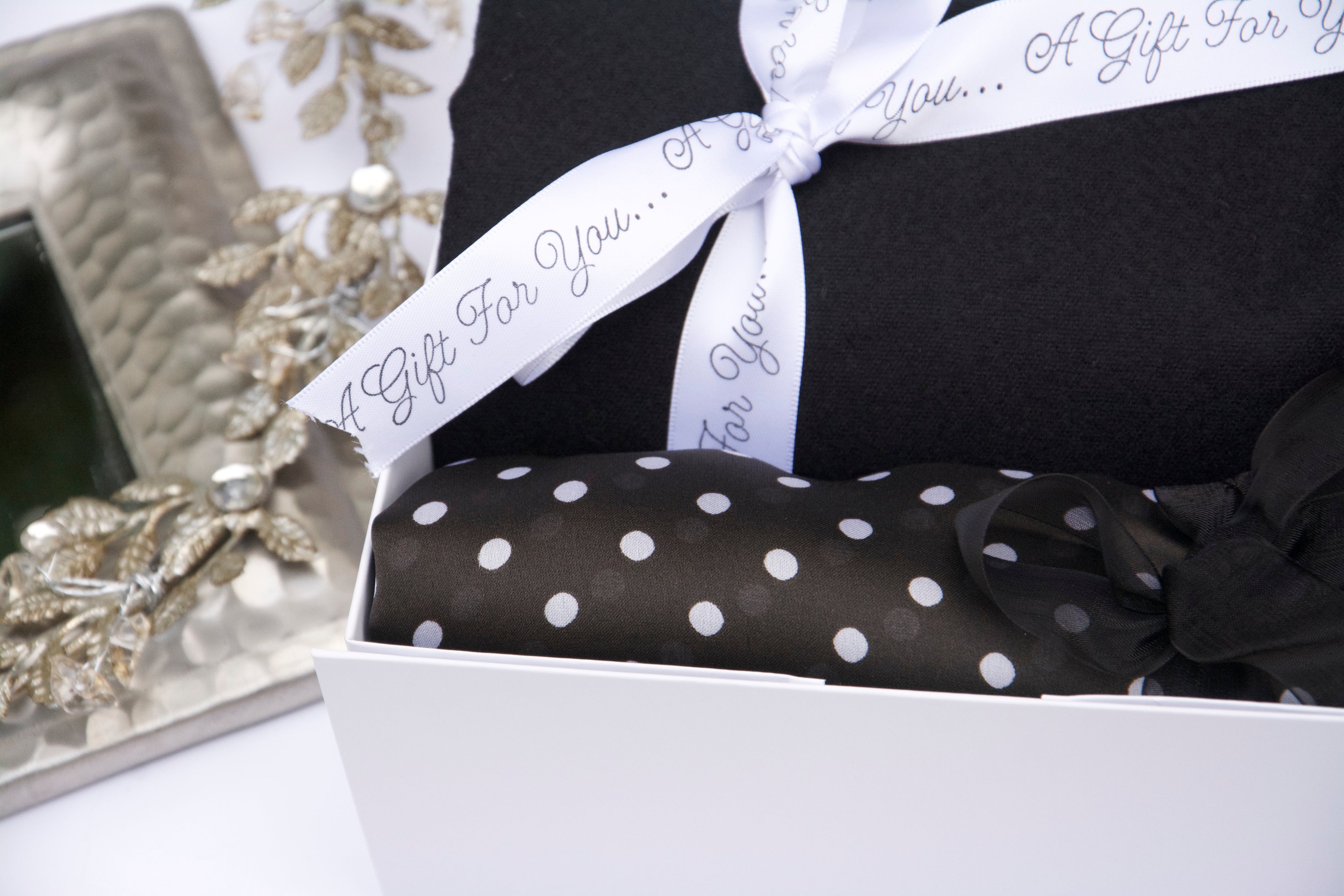 Polka dot pure Silk twin Set