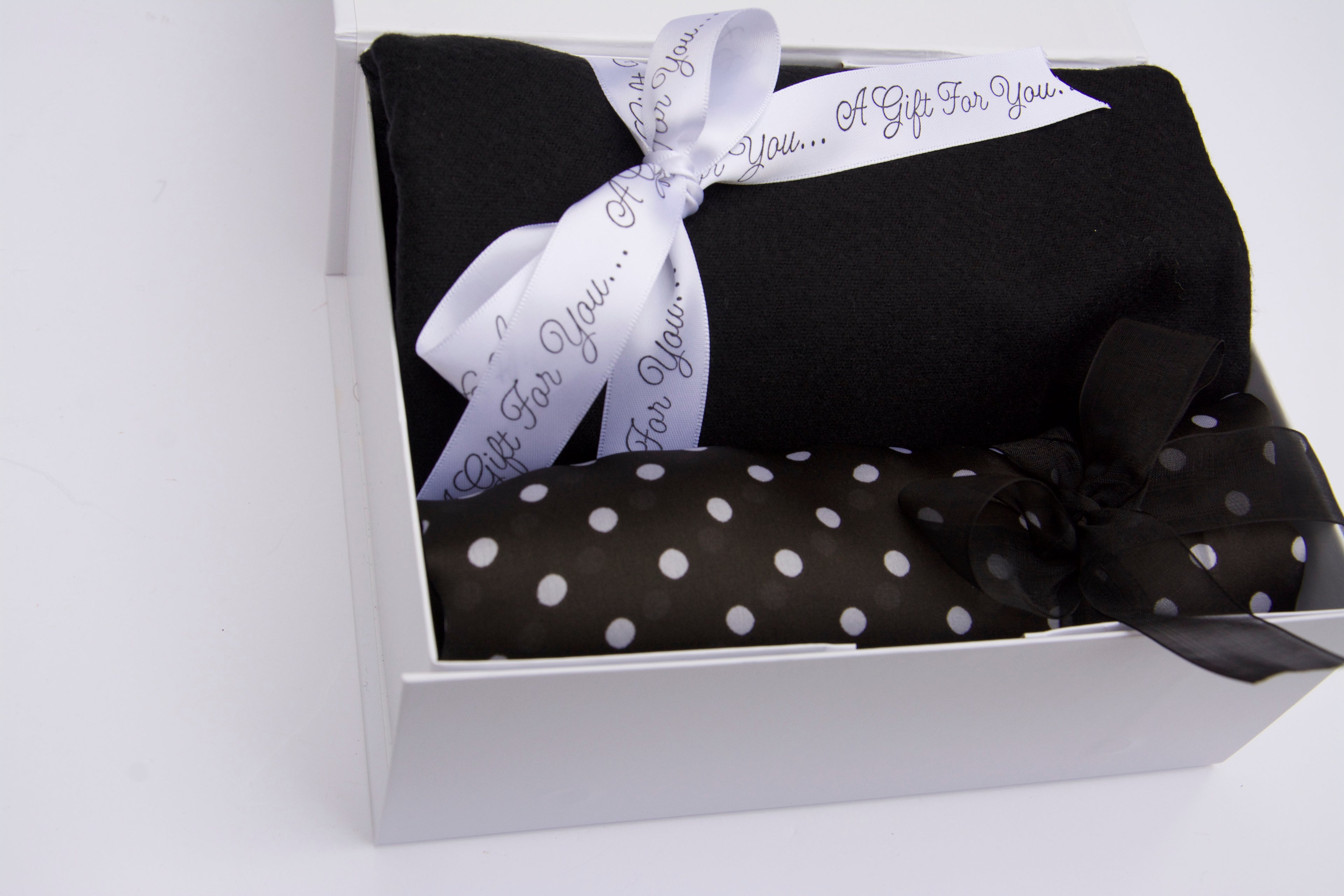 Polka dot pure Silk twin Set