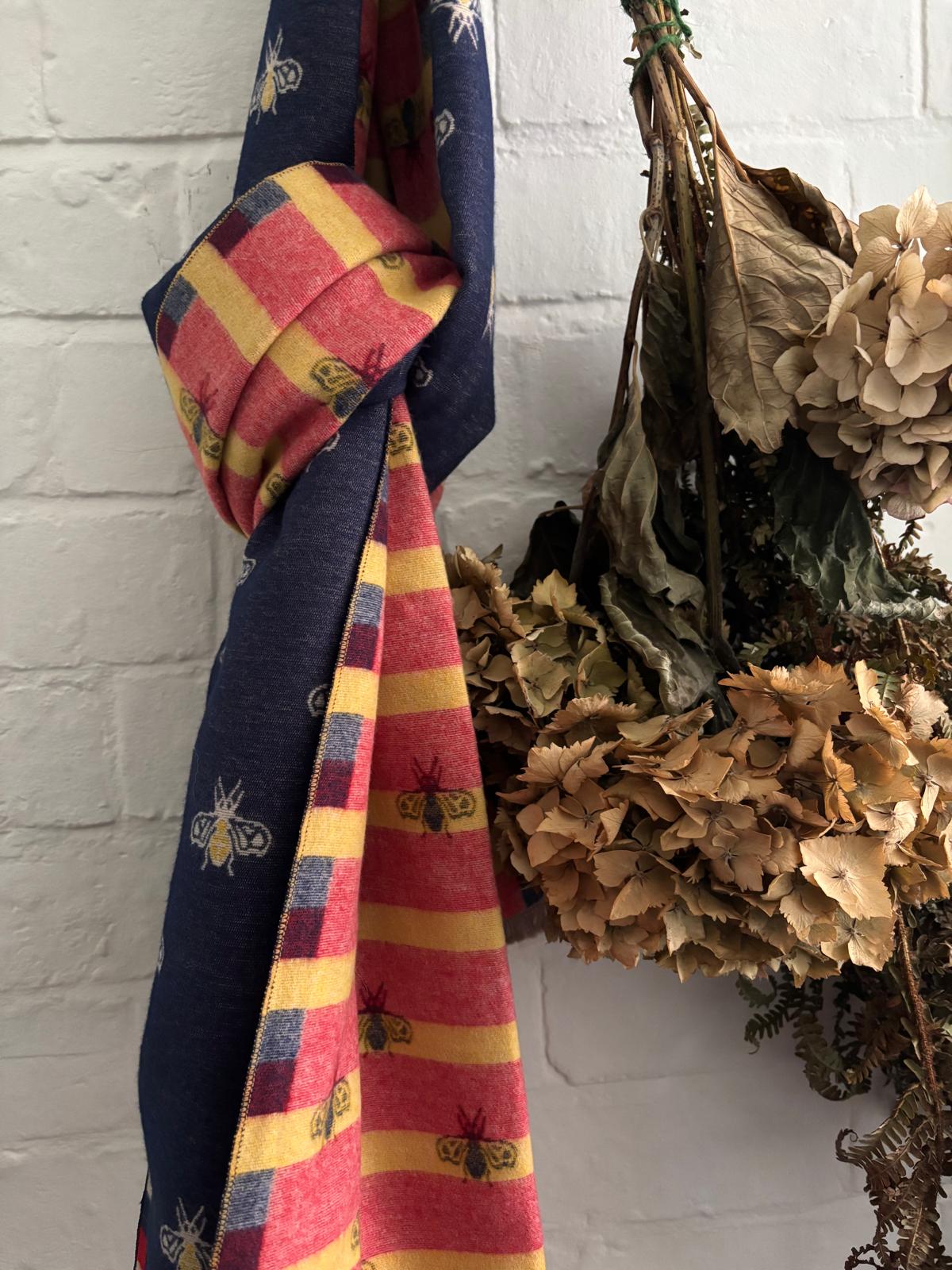 Luxury Reversible Wool Winter Scarf – Soft, Warm, Premium Wool