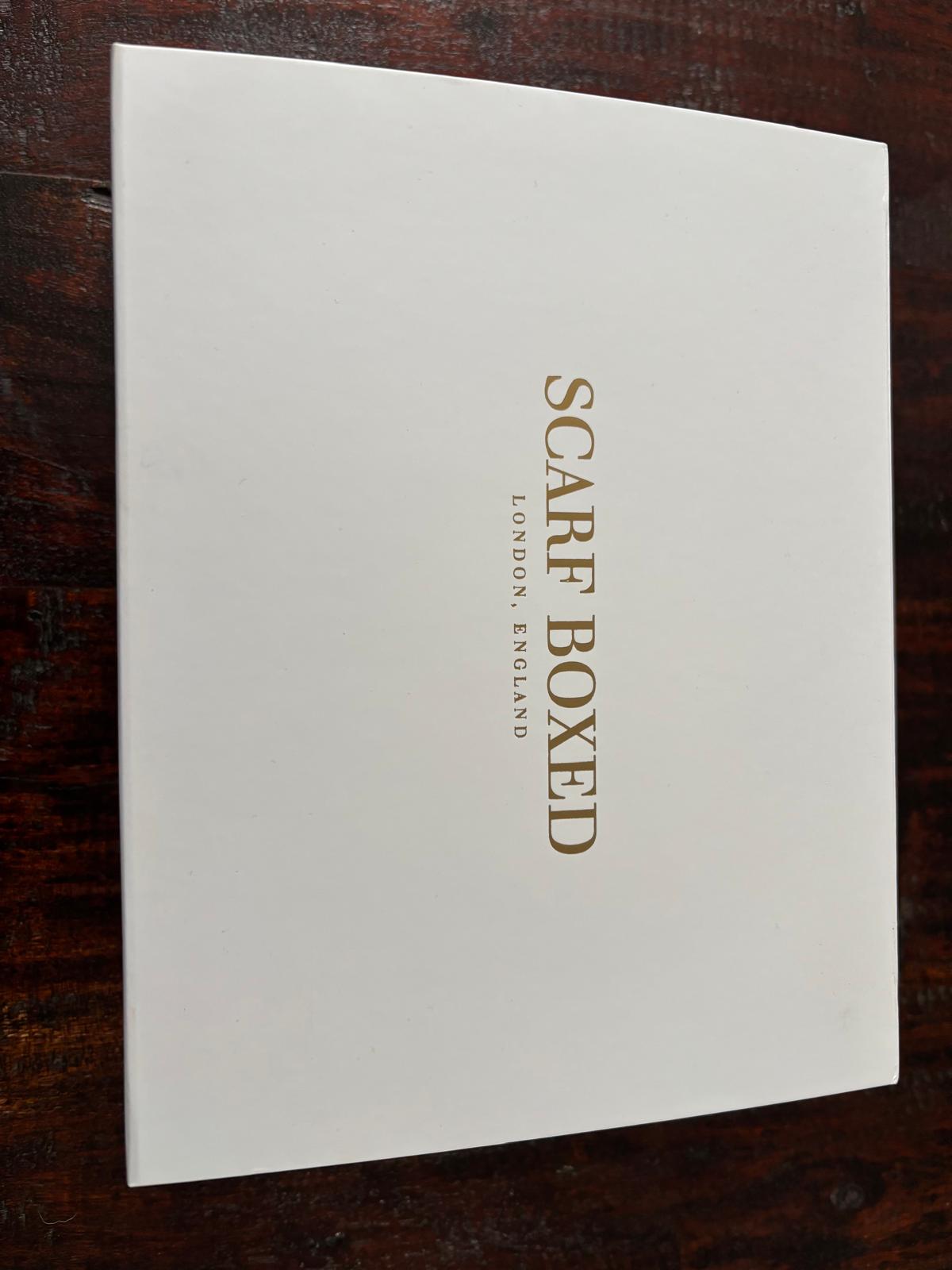 Soft Pink Scarf Luxurious Scarf box